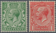 Großbritannien: 1913, KGV ½d. Bright Green And 1d. Dull Scarlet, Wm Multiple Cypher, Both Fresh Colo - Sonstige & Ohne Zuordnung