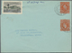 Großbritannien - Ganzsachen: 1959 Four Used Private Postal Stationery Lettersheets Half Penny, Orang - 1840 Mulready Omslagen En Postblad
