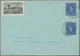 Großbritannien - Ganzsachen: 1959 Four Used Private Postal Stationery Lettersheets Half Penny, Orang - 1840 Mulready-Umschläge