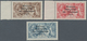 Irland: 1922, "Rialtas" Overprints By Dollard, 2s.6d. Brown, 5s. Rose And 10s. Blue, Set Of Three Va - Covers & Documents