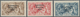 Irland: 1922, December, "Saorstat" Overprints By Thom With Wide Year Date, 2s.6d. Brown, 5s. Rose-ca - Covers & Documents