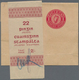 Irland - Ganzsachen: 1924, 1/2 Pg Green And 1 Pg Red Each Wrapper Unused (folded) + Original Post Ba - Postwaardestukken