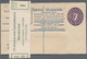 Irland - Ganzsachen: 1924/1925, 5 Pg Deep Purple Postal Stationery Registered Cover, Unsed + Origina - Ganzsachen