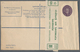 Irland - Ganzsachen: 1924/1925, 5 Pg Deep-violet Postal Stationery Registered Letter Unused + Origin - Postwaardestukken