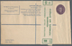 Irland - Ganzsachen: 1924/1925, 5 Pg Deep-violet Postal Stationery Registered Letter Unused + Origin - Postal Stationery