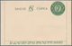 Irland - Ganzsachen: 1924/1934, 2 Pg Dark-green Postal Stationery Letter Card, Unused + Original Wra - Ganzsachen