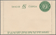 Irland - Ganzsachen: 1924/1934, 2 Pg Dark-green Postal Stationery Letter Card, Unused + Original Wra - Postal Stationery