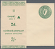 Irland - Ganzsachen: 1924/1925, 2 Pg Dark-green Postal Stationery Cover, Unused + Original Wrap For - Postal Stationery