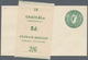 Irland - Ganzsachen: 1924/1925, 2 Pg Dark-green Postal Stationery Cover With Flap Cut Type III (mich - Postal Stationery