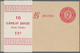 Irland - Ganzsachen: 1925/1931, 1 Pg Carmine Postal Stationery Postcard, Unused + Original Wrap For - Postwaardestukken