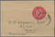 Irland - Ganzsachen: 1940/1947, 1/2 Pg Green And 1 Pg Carmine Postal Stationery Wrapper, Used - Postal Stationery