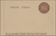 Irland - Ganzsachen: 1940/47 Four Unused Lettercards With 2½ Pg Brown On Differently Coloured Paper, - Ganzsachen
