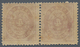 Island: 1873 4s. Red Horizontal Pair, Perf 14x13½, MINT NEVER HINGED, With Few Very Light Stains On - Other & Unclassified