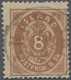 Island: 1873, 8sk. Brown Perf. 14x13½ Postally Used With Antiqua Cds. 'AKUREYRI 19.9.', One Short Pe - Sonstige & Ohne Zuordnung