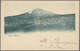 Island: 1898 5a. Dull Green Vertical Pair, Perf 12¾, Used On Picture Postcard (Hekla) From Kolfreyju - Andere & Zonder Classificatie