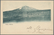 Island: 1898 5a. Dull Green Vertical Pair, Perf 12¾, Used On Picture Postcard (Hekla) From Kolfreyju - Other & Unclassified