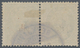 Island: 1897 Provisional 3 On 5a. Green HORIZONTAL PAIR, Perf 14x13½, Overprinted "3" In Red And LAR - Sonstige & Ohne Zuordnung