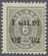 Island: 1902-03 6a. Grey, Perf 12¾, Sheet Pos. 26, With BLACK OVERPRINT "Í GILDI/'02-'03", Mint Neve - Sonstige & Ohne Zuordnung