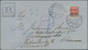 Island: 1902-03 50a. Optd. "Í GILDI/'02-'03" Used On Registered Cover From Reykjavik To Odense, Denm - Andere & Zonder Classificatie