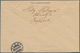 Island: 1907 16a. Brown Horizontal Strip Of Five Used On Insured Printed Parcel Acc. Cover From Reyk - Other & Unclassified