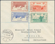 Island: 1945, 10 Aur To 50 Aur Complete Set On Small Cover From Reykjavik To Switzerland - Sonstige & Ohne Zuordnung