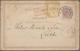 Island - Ganzsachen: 1880 Postal Stationery Card 8a. Lilac, Used From Reykjavik To Leith, England In - Postal Stationery