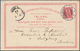 Island - Ganzsachen: 1890, 10 Aur Double Stationery Cards In Type "I" And "II" Sent Fron REYKJAVIK 1 - Ganzsachen