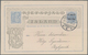 Island - Ganzsachen: 1903, 1 Gildi On 5 Aur Blue Postal Stationery Postcard With Additional Print On - Postwaardestukken