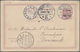 Island - Ganzsachen: 1903, 1 Gildi On 8 Aur Lilac Postal Stationery Card/question Section From Reykj - Postwaardestukken