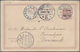 Island - Ganzsachen: 1903, 1 Gildi On 8 Aur Lilac Postal Stationery Card/question Section From Reykj - Postal Stationery