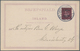 Island - Ganzsachen: 1919, 5 A On 8 A Postal Stationery Card With Additional Printing On Reverse, Us - Ganzsachen