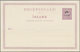 Island - Ganzsachen: 1919, 5 A On 8 A Brown-lilac Overprint Postal Stationery Postcard, Unused, Mi 4 - Postwaardestukken