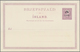Island - Ganzsachen: 1919, 5 A On 8 A Brown-lilac Overprint Postal Stationery Postcard, Unused, Mi 4 - Postal Stationery