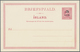 Island - Ganzsachen: 1919, 8 Aur Double Kings Stationery Card Unsed Overprinted With New Value "5 Au - Postal Stationery