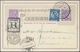 Island - Ganzsachen: 1924, 15 Aur Stationery Card Uprated With 40 Aur Christian X. Sent Registered W - Postwaardestukken