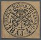 Italien - Altitalienische Staaten: Kirchenstaat: 1852. 4 Baj. Black On Light Brown, Mint Without Gum - Papal States