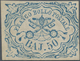 Italien - Altitalienische Staaten: Kirchenstaat: 1852, 50 Baj. Light Blue Unused Without Gum, Three - Papal States