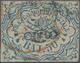 Italien - Altitalienische Staaten: Kirchenstaat: 1852, 50 Baj. Blue Cancelled With Double Circle, Ad - Papal States