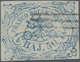 Italien - Altitalienische Staaten: Kirchenstaat: 1852, 50 Baj. Blue Cancelled With Grid Postmark, Th - Kirchenstaaten