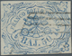 Italien - Altitalienische Staaten: Kirchenstaat: 1852, 50 Baj. Blue Cancelled With Grid Postmark, Th - Papal States