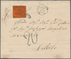 Italien - Altitalienische Staaten: Kirchenstaat: 1868: CARBOGNANO, Very Rare Linear Post Mark In Str - Kerkelijke Staten