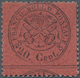 Italien - Altitalienische Staaten: Kirchenstaat: 1868, 20 Cent. Black On Red-brown Unused With Origi - Etats Pontificaux