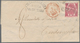 Italien - Altitalienische Staaten: Neapel: 1859: 10 G Carmino Violaceo, "NAPELS POSTAL FORGERY" Tied - Naples