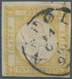 Italien - Altitalienische Staaten: Neapel: 1861, 20 Grana Yellow Cancelled With Circle Stamp Napoli, - Napels