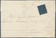 Italien - Altitalienische Staaten: Parma: 1852, 40 C Black On Blue, Three Margins, Slightly Touched - Parme