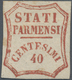 Italien - Altitalienische Staaten: Parma: 1859, Provisional Government, 40 C Brown-red, Plate I, Pos - Parma