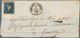 Italien - Altitalienische Staaten: Sardinien: 1851, 20 C. Light Blue Tied By Rhombe Cancel On Letter - Sardinien