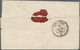 Italien - Altitalienische Staaten: Sardinien: 851, 20 C Blue Each Single Franking On Five Folded Let - Sardinia