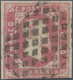 Italien - Altitalienische Staaten: Sardinien: 1851, 40 Cent. Rose-lilac With Dot Cancel, On Three Si - Sardinië