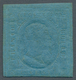 Italien - Altitalienische Staaten: Sardinien: 1853, 20 C Blue, Cut In At The Bottom, Typical Quality - Sardinia